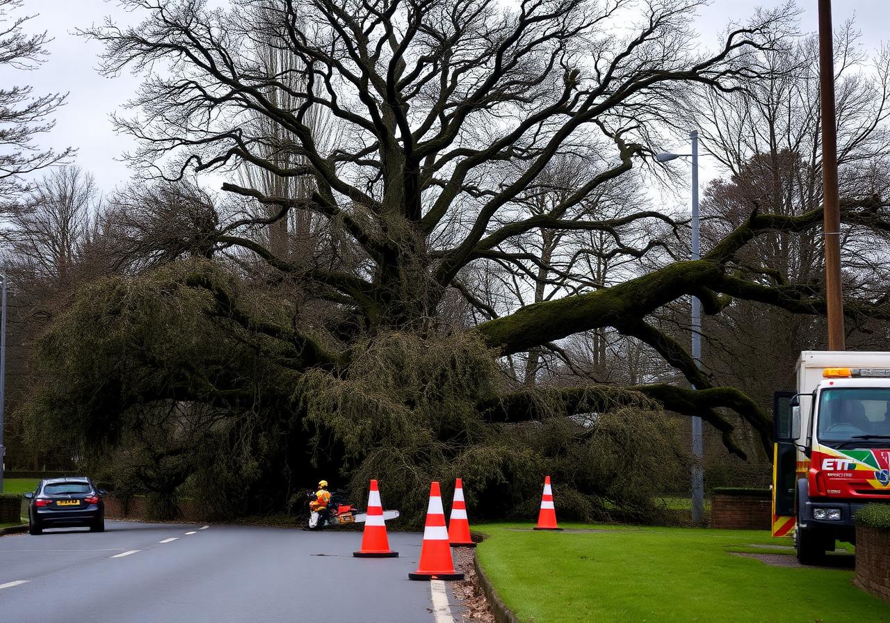 Emergency Tree Work in Staffordshire